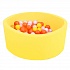 Детский сухой бассейн Kampfer - Pretty Bubble, цвет желтый + 300 шаров  - миниатюра №4